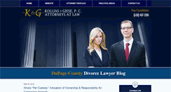 Desktop Screenshot of dupagecountydivorcelawyerblog.com