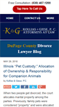 Mobile Screenshot of dupagecountydivorcelawyerblog.com